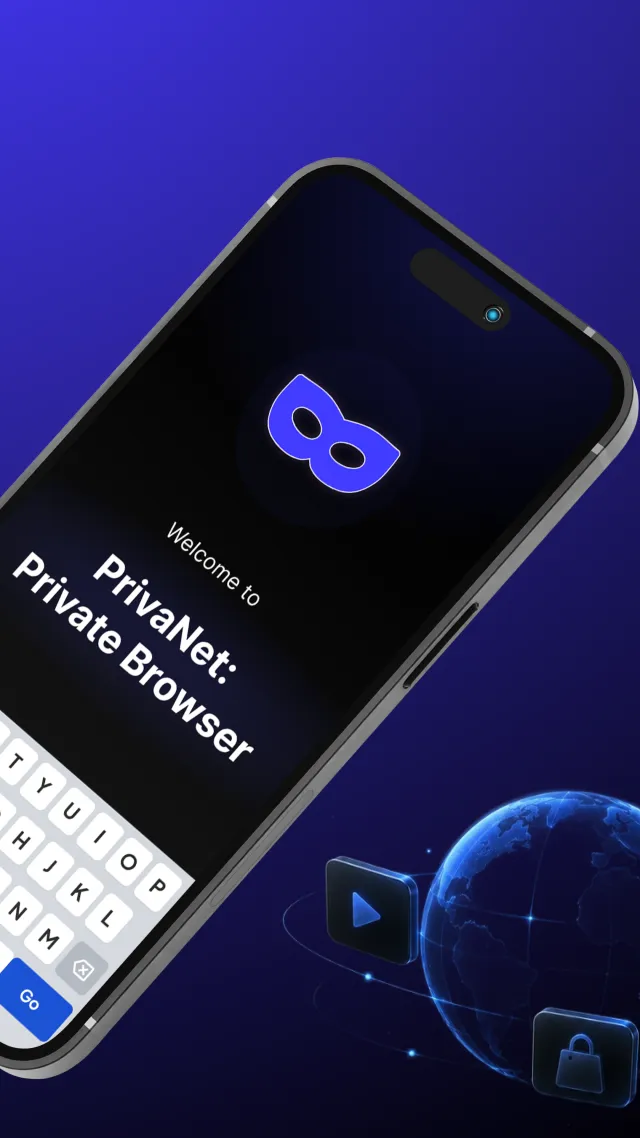 PrivaNet: Private Browser - Screen 2