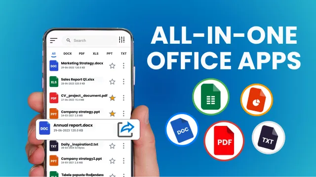 Docx Reader & Word Office - Screen 1