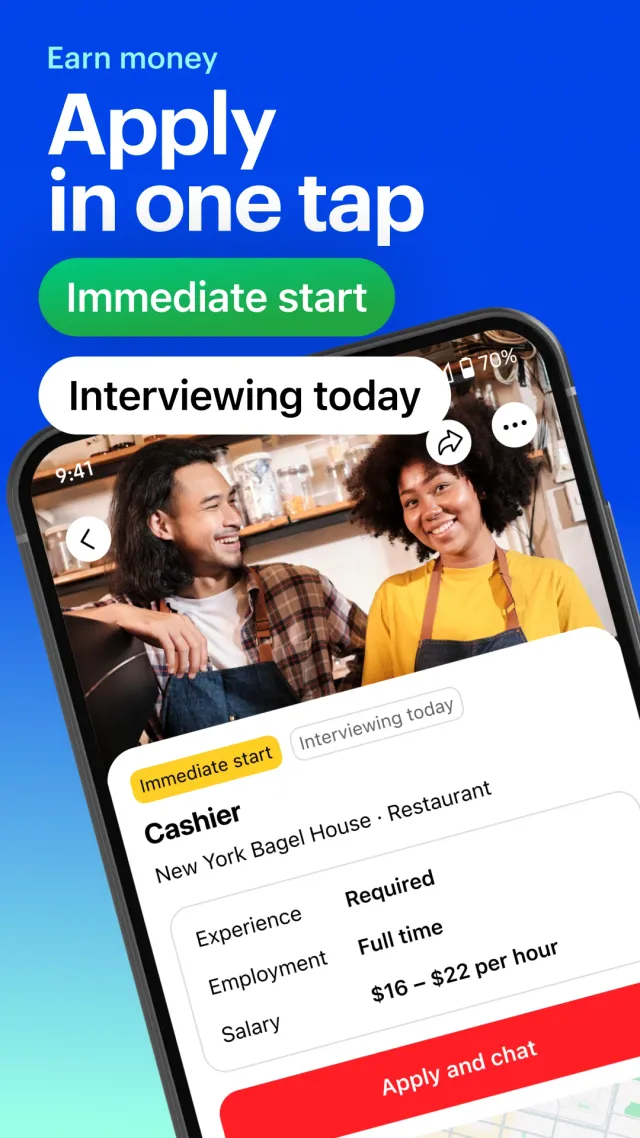 JOB TODAY: Hire & Find Jobs - Screen 2