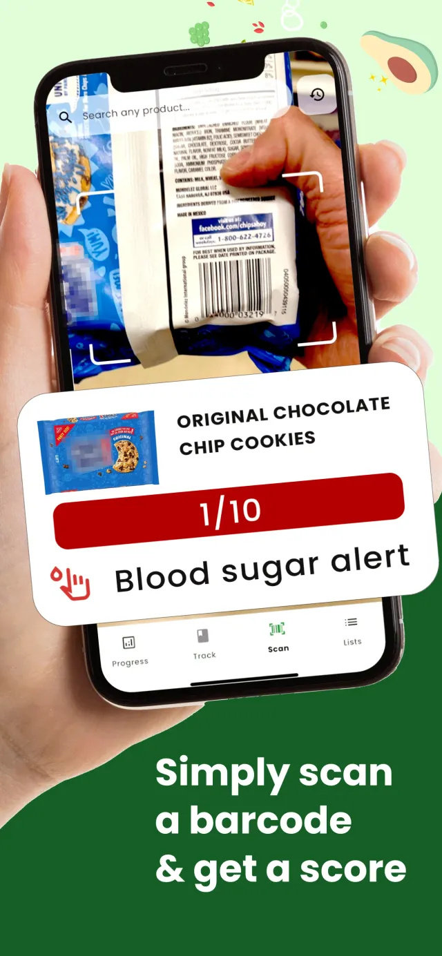 GoCoCo: Diabetes Food Scanner - Screen 2