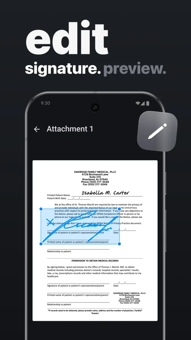 mFAX - Fax from Phone - Screen 4