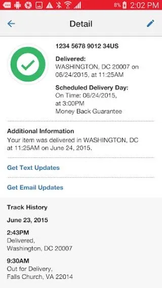 USPS MOBILE® - Screen 3