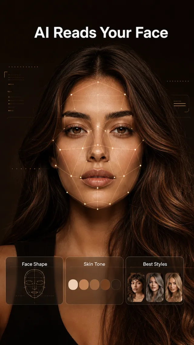 AI Hairstyle Try On & Color - Screen 5
