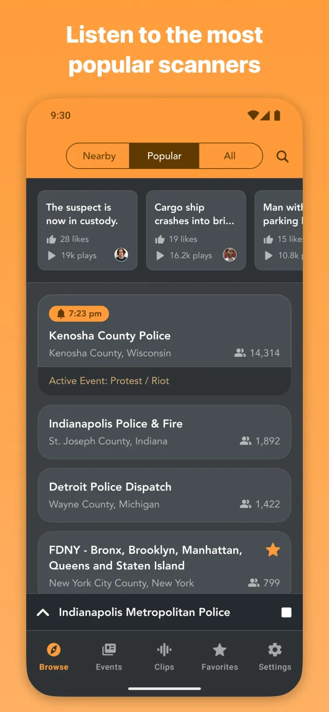 Scanner Radio - Police Scanner - Screen 4