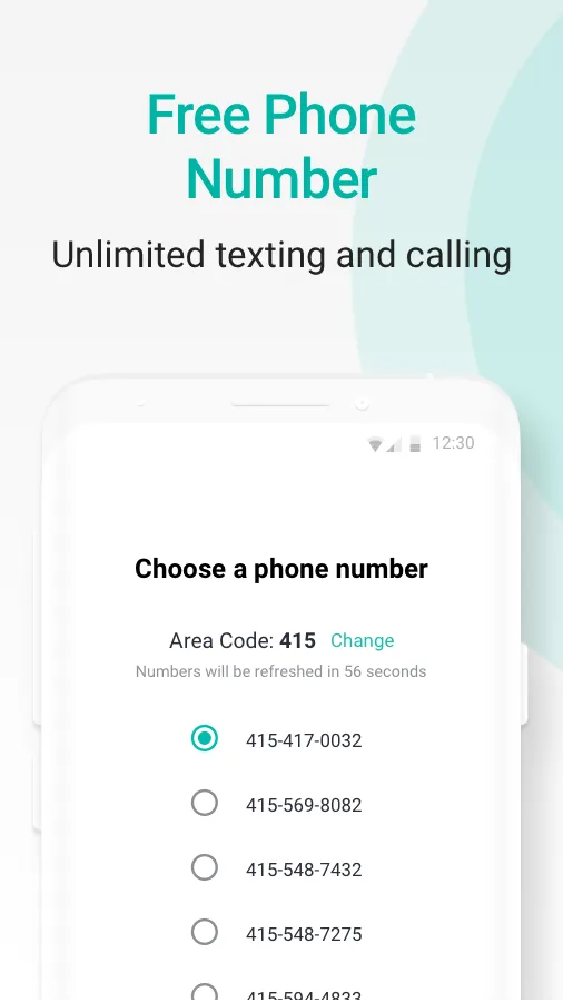 2ndLine - Second Phone Number - Screen 1