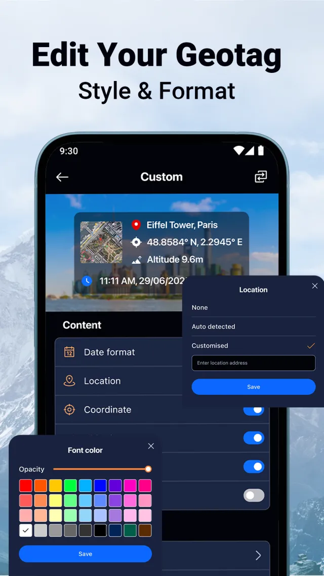 MeShot: GPS Camera & Geo Stamp - Screen 3