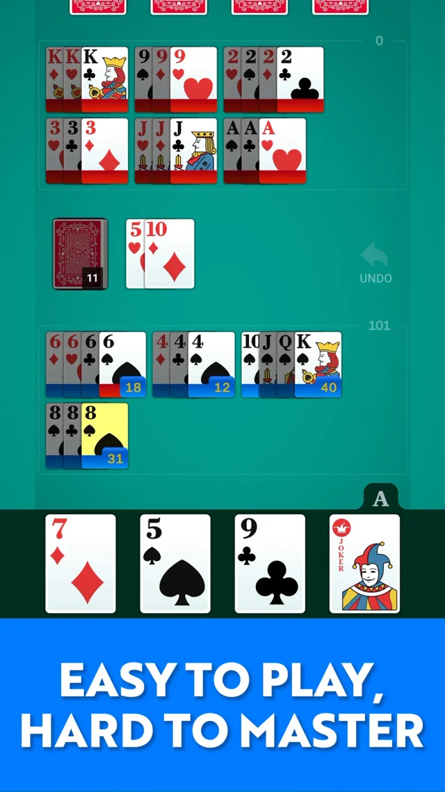 Rummy 500 - Card Game - Screen 3