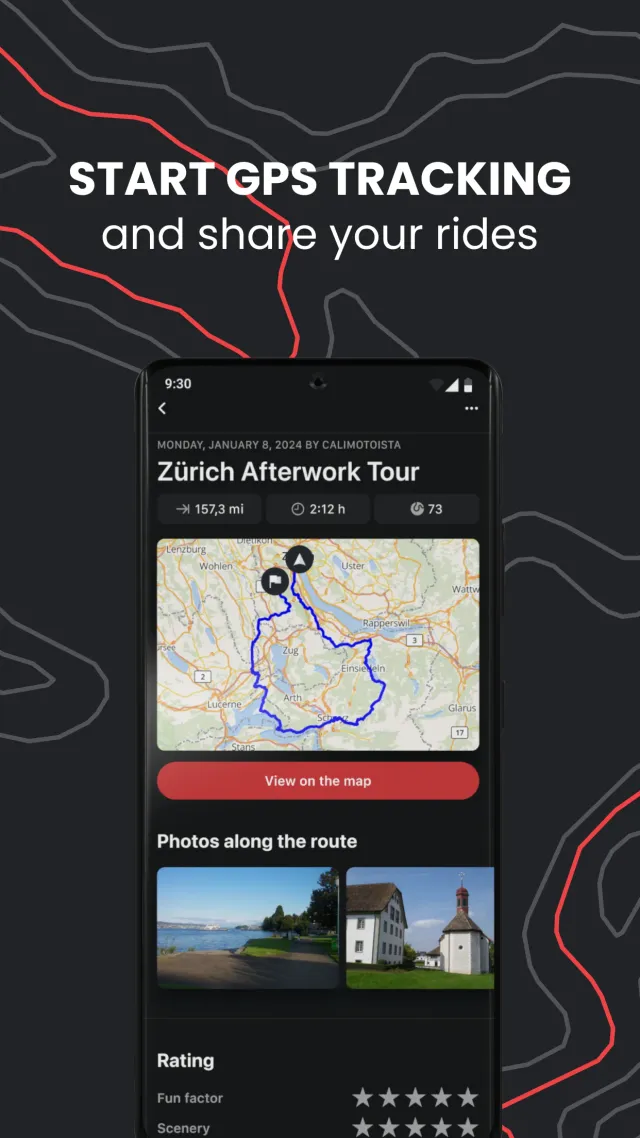 calimoto Motorcycle Navigation - Screen 5