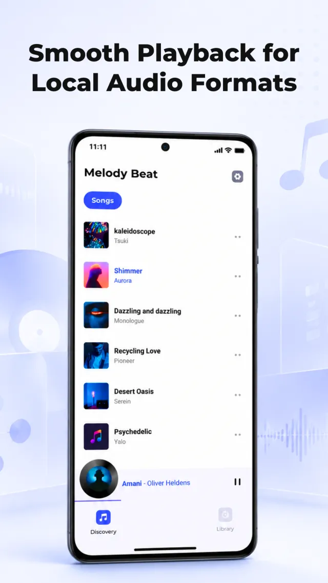 Melora-Offline Music Player - Screen 1