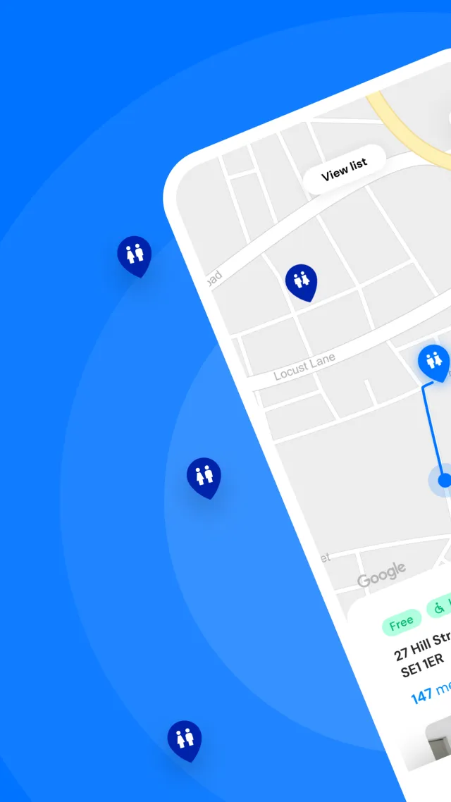 Toilet Finder - Screen 1