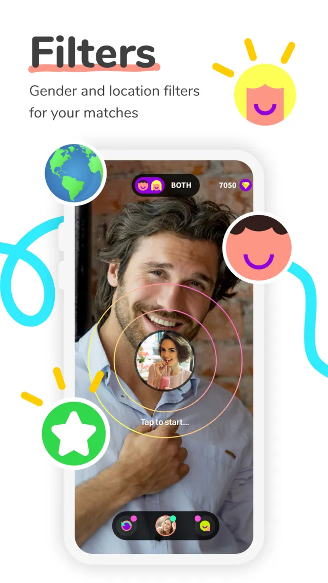 Peachat - Live Video Chat - Screen 3