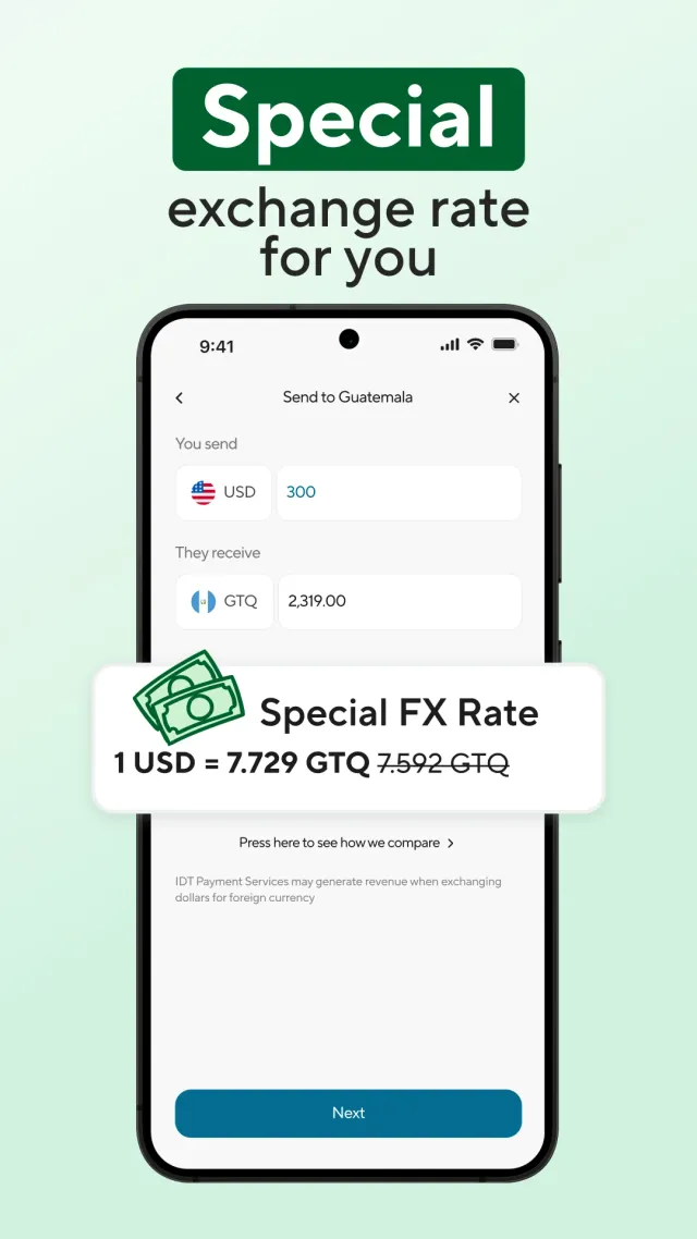 BOSS Money Transfer. Send Cash - Screen 3