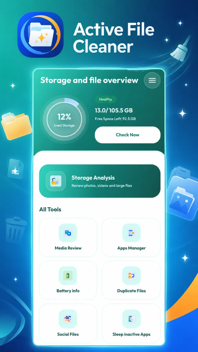 Active File Cleaner - Screen 1