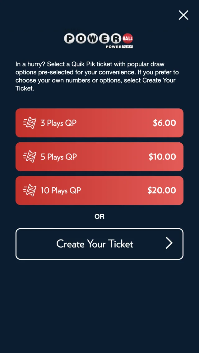 Georgia Lottery Official App - Screen 2