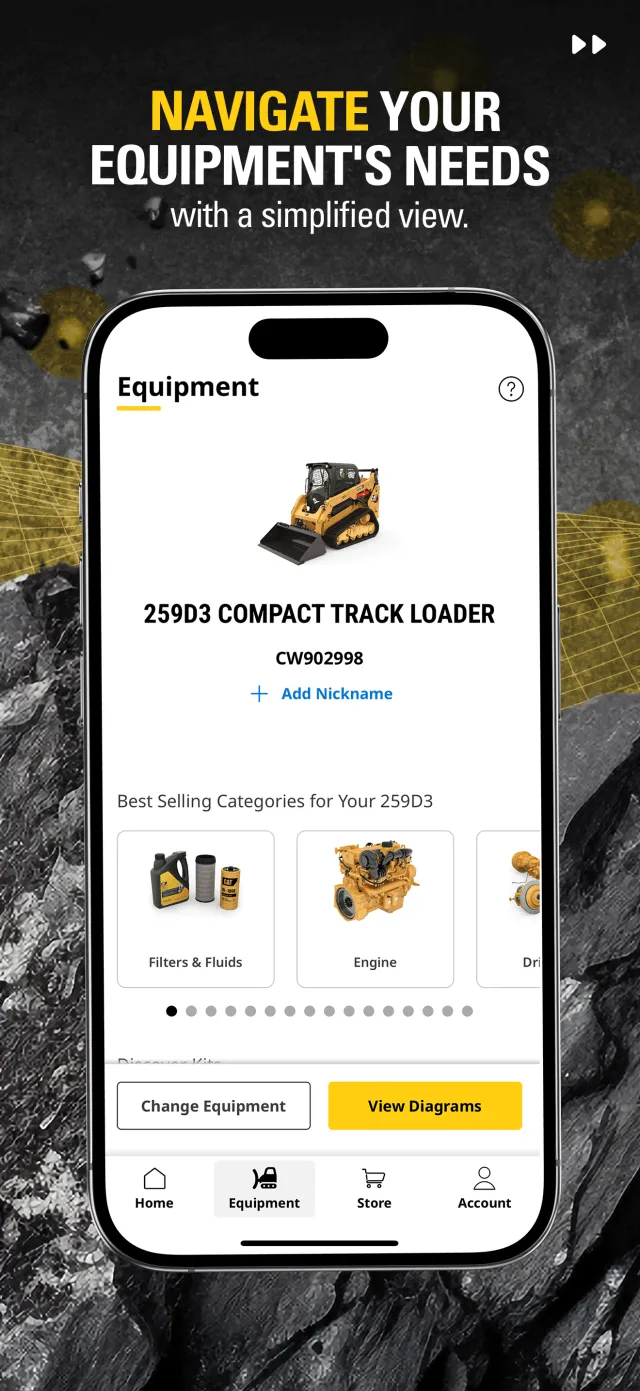 Cat® Central - Screen 2