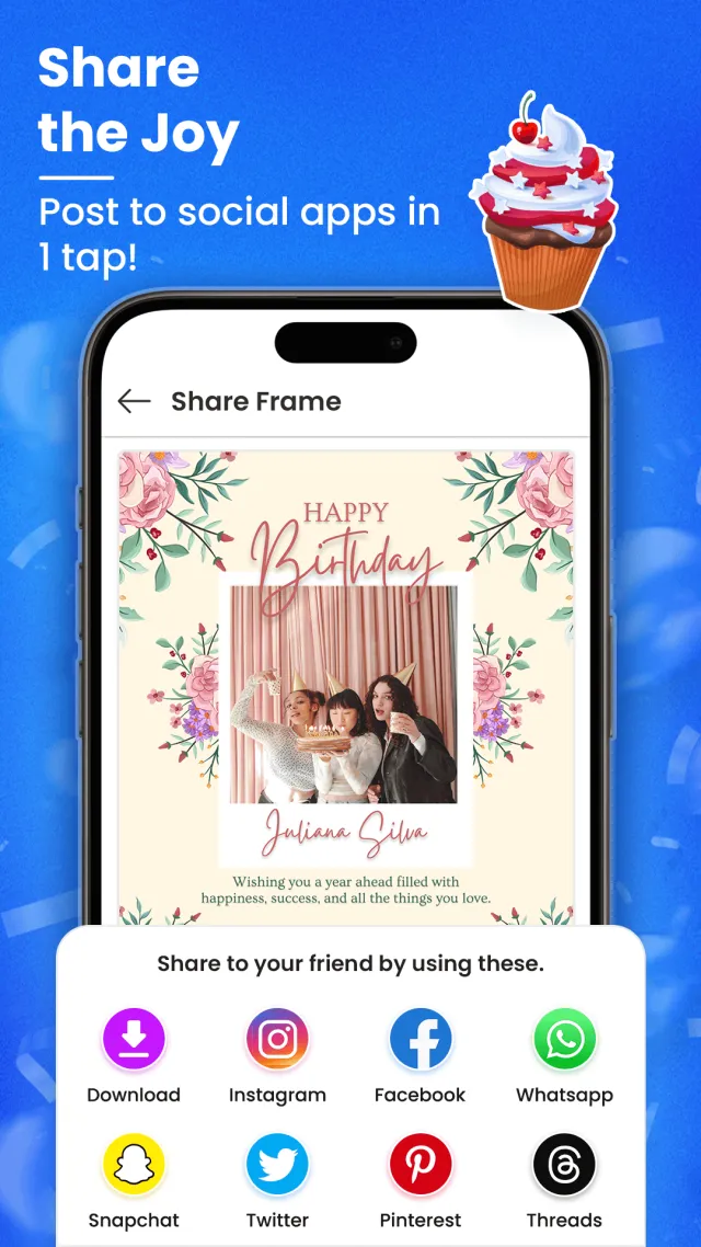 Birthday Photo Frame & Editor - Screen 8