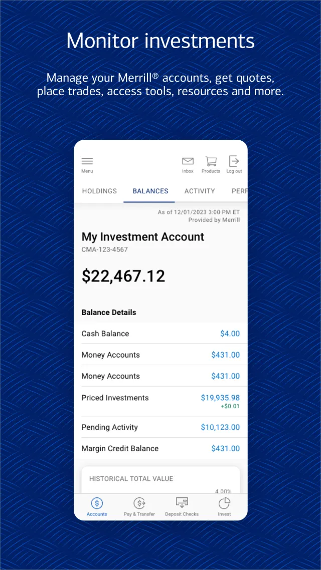 Bank of America Mobile Banking - Screen 8