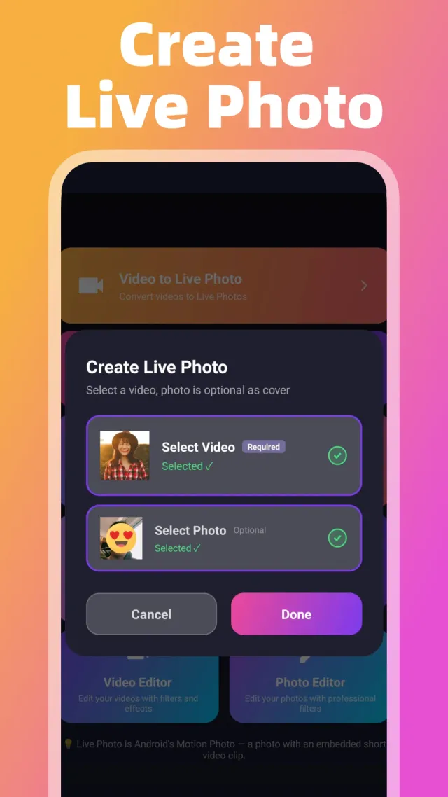 Live Photo Maker - Live Camera - Screen 2