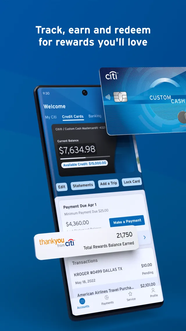 Citi Mobile® - Screen 2