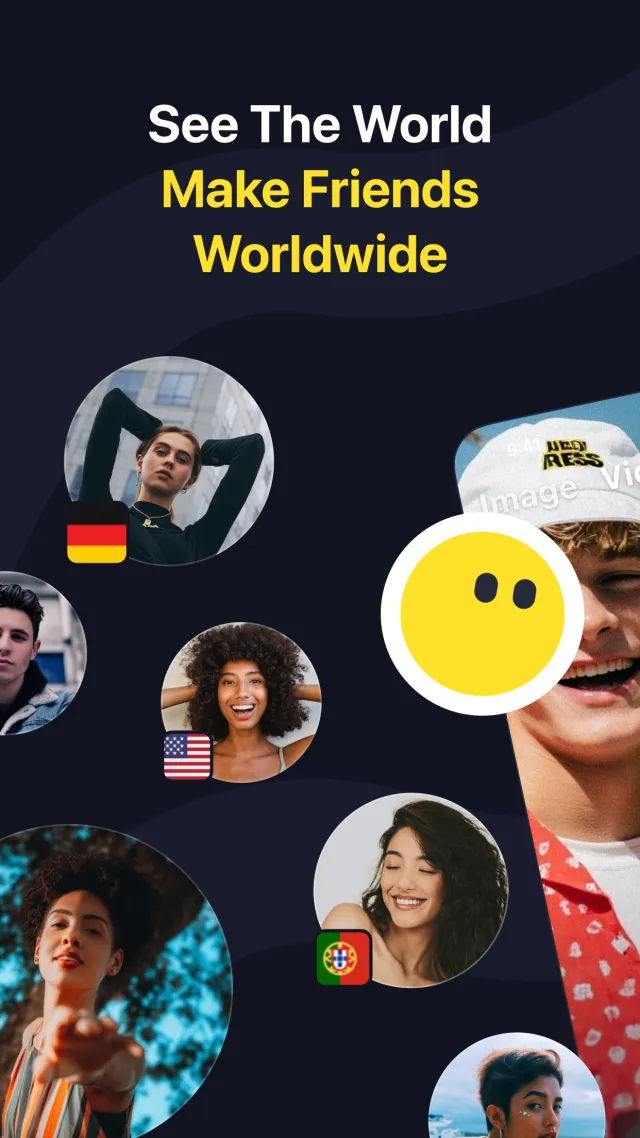 Talkin: Global Friends & Chat - Screen 1