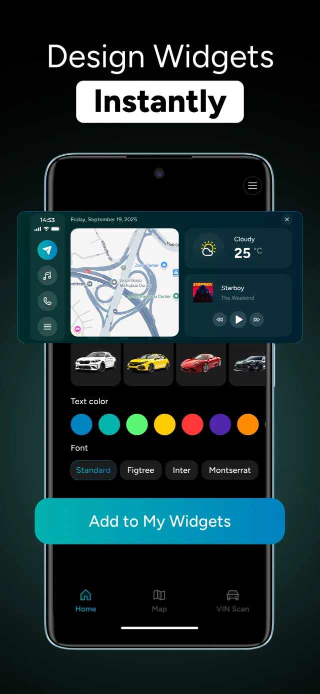 Car Dashboard Widgets - HiCar - Screen 5