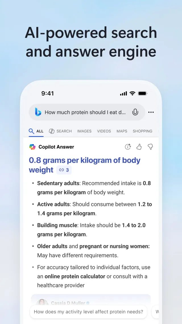 Microsoft Bing Search - Screen 1