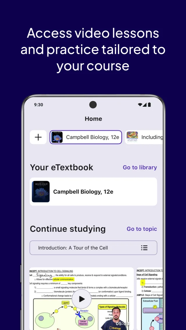 Pearson+ | Study help & eTexts - Screen 2