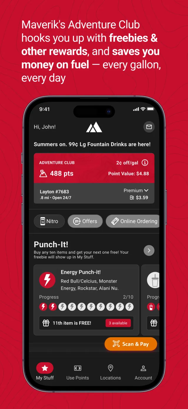 Maverik Rewards - Screen 1