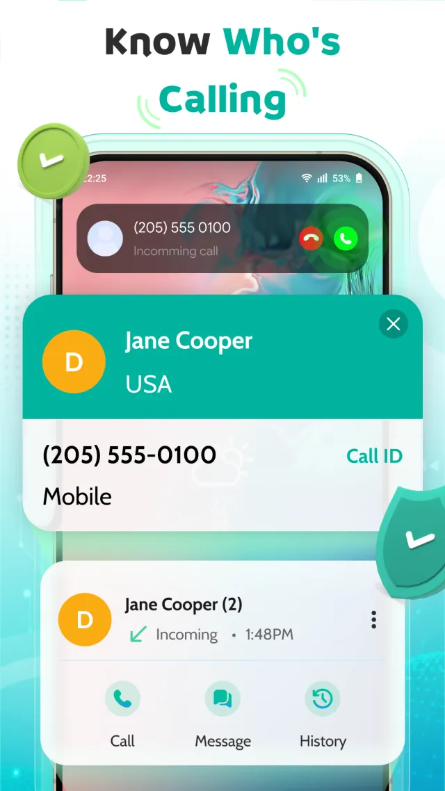 TrustCall: Caller ID & Block - Screen 1