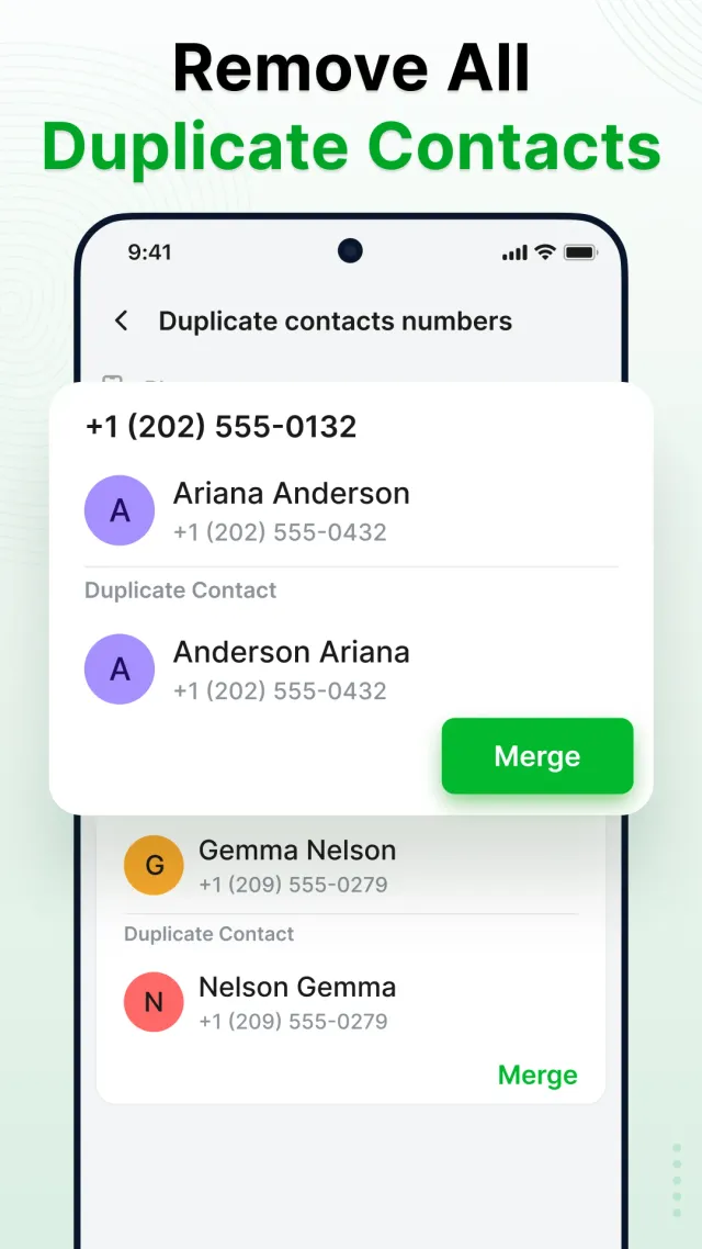 Contacts - Phone Calls - Screen 8