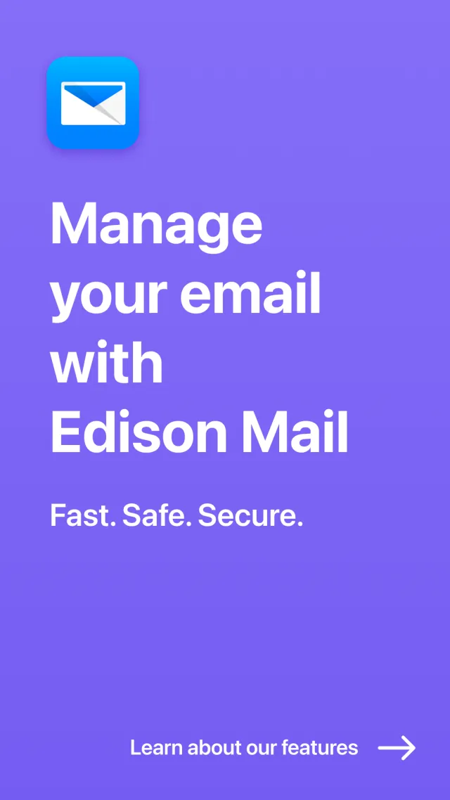 Email - Fast & Secure Mail - Screen 1