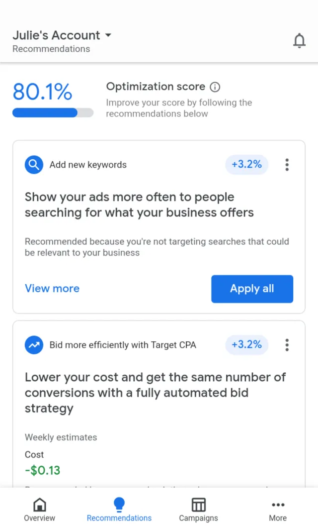 Google Ads - Screen 2