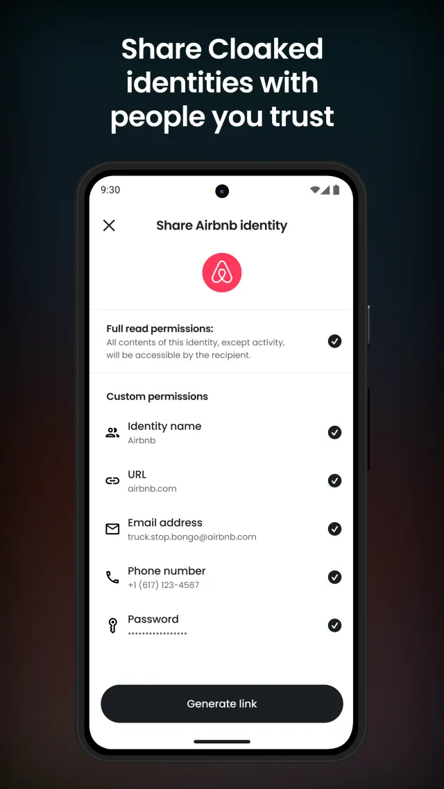 Cloaked: Protect your privacy - Screen 6