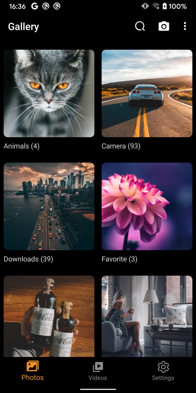 Gallery - photo gallery, album - Screen 2
