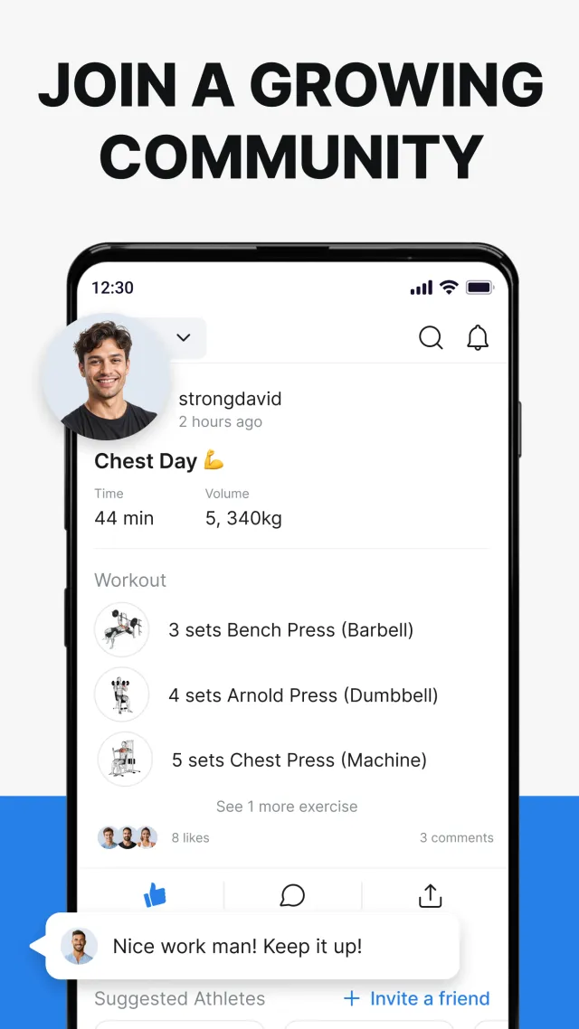 Hevy - Gym Log Workout Tracker - Screen 5
