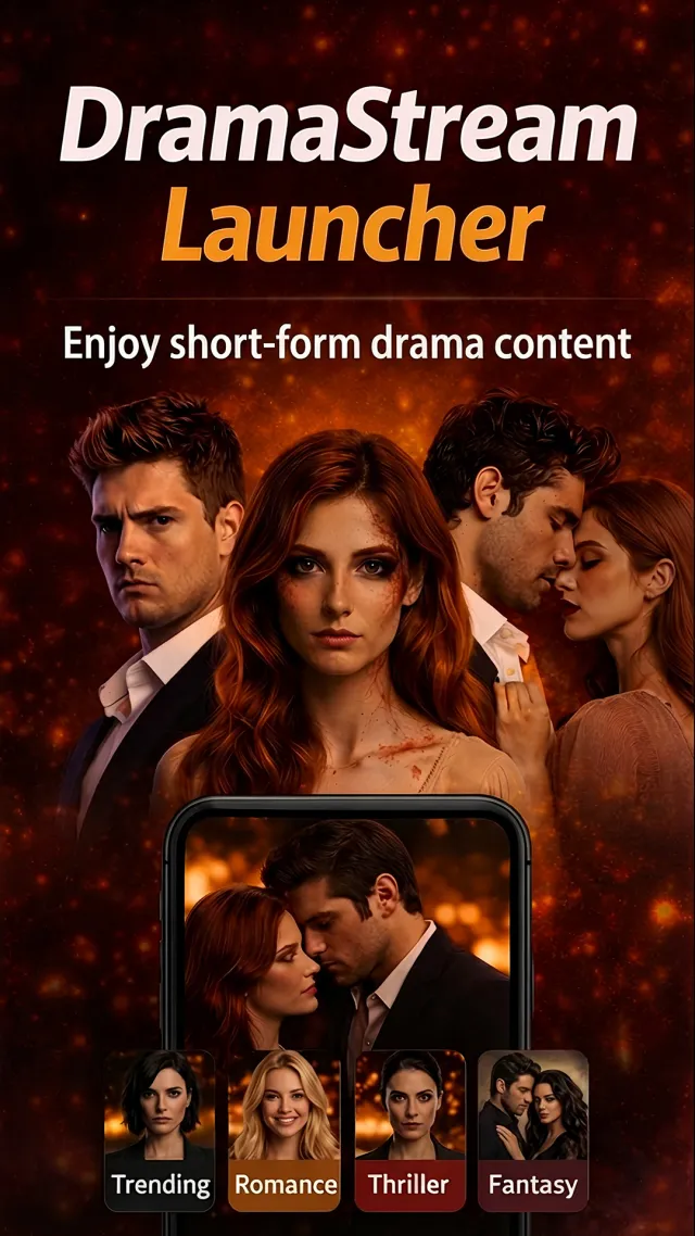 DramaStream Launcher - Screen 1