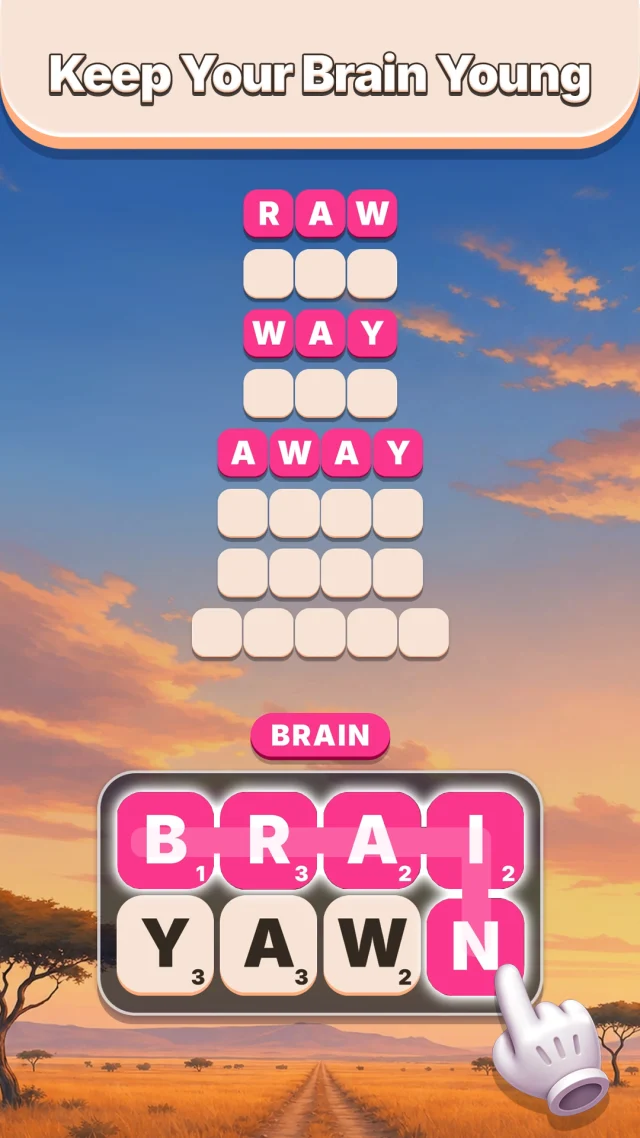 Word Tiles - Relaxing Puzzle - Screen 2