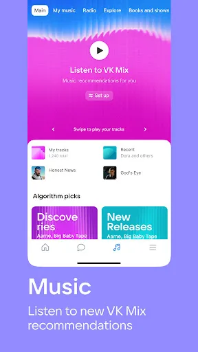 VK: music, video, messenger - Screen 2