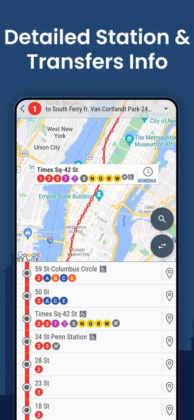 MyTransit NYC Subway & Bus MTA - Screen 7