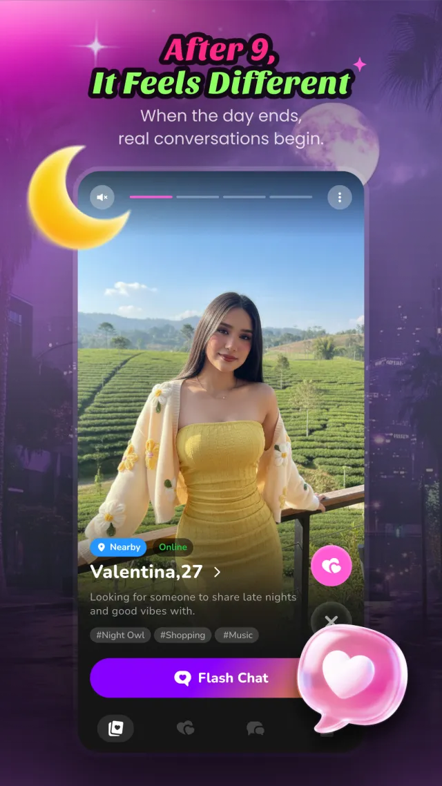 After9-Chat, Flirt, MeetUp - Screen 1