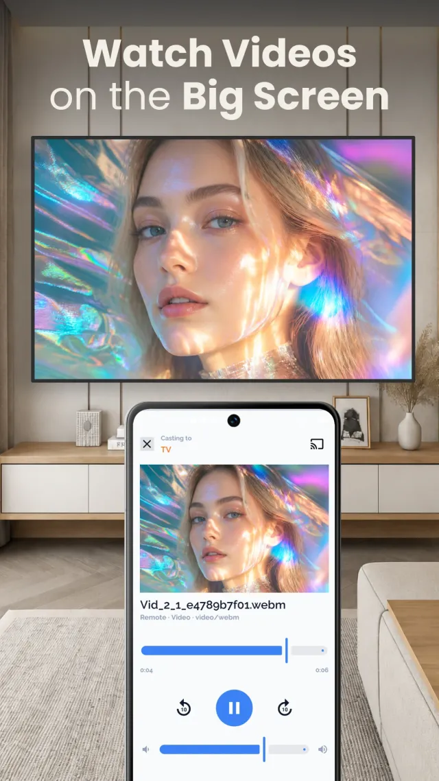 Cast to TV: Mirror & Remote - Screen 3