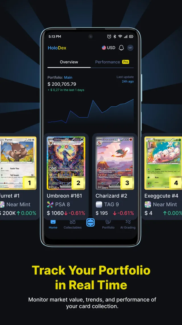 HoloDex - TCG Scan & Collect - Screen 2