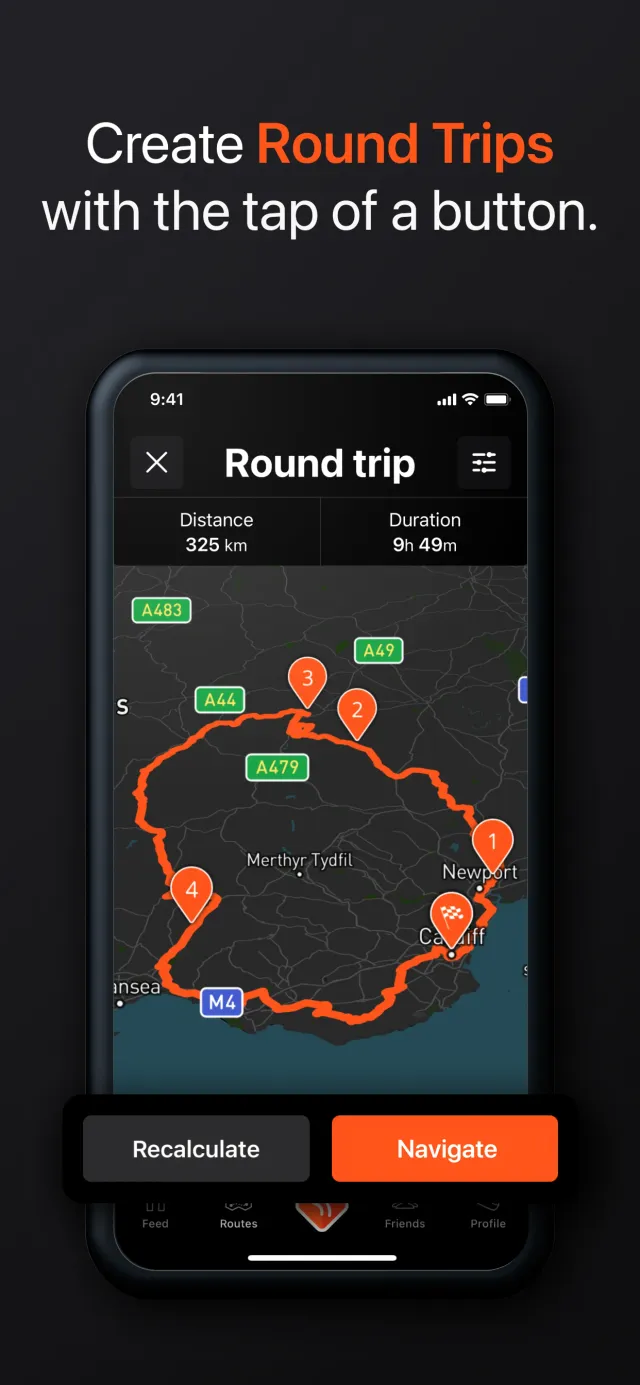 Detecht - Motorcycle App & GPS - Screen 3