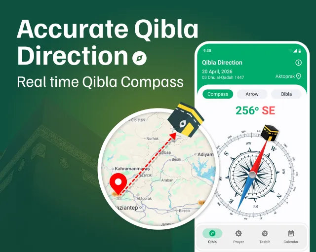 Qibla Finder: Qibla Compass - Screen 1