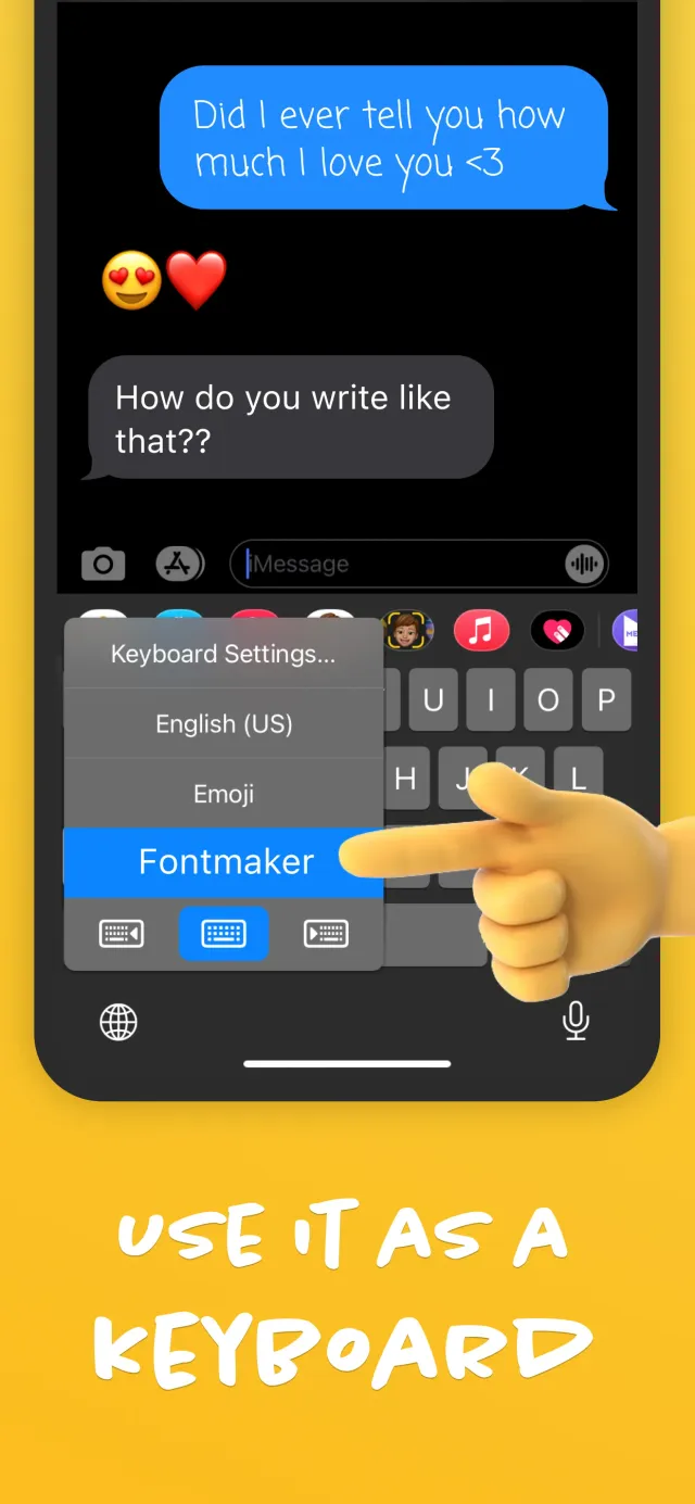 Fontmaker - Font Keyboard App - Screen 3