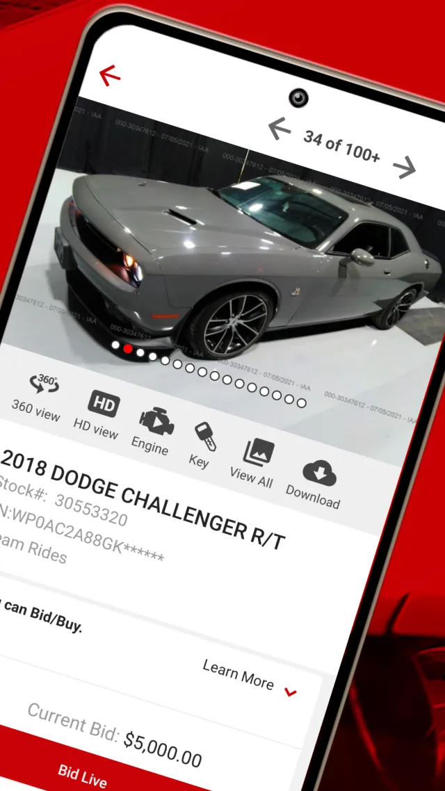IAA Buyer Salvage Auctions - Screen 2