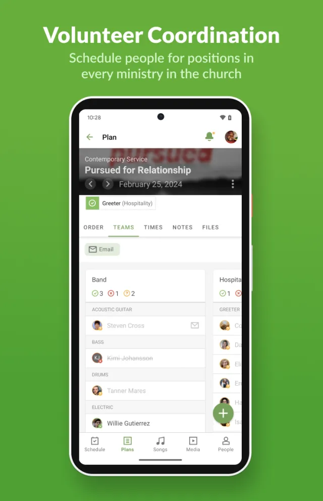 Planning Center Services - Screen 2