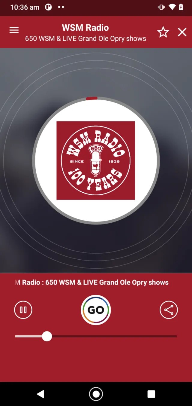 WSM Radio - Screen 2