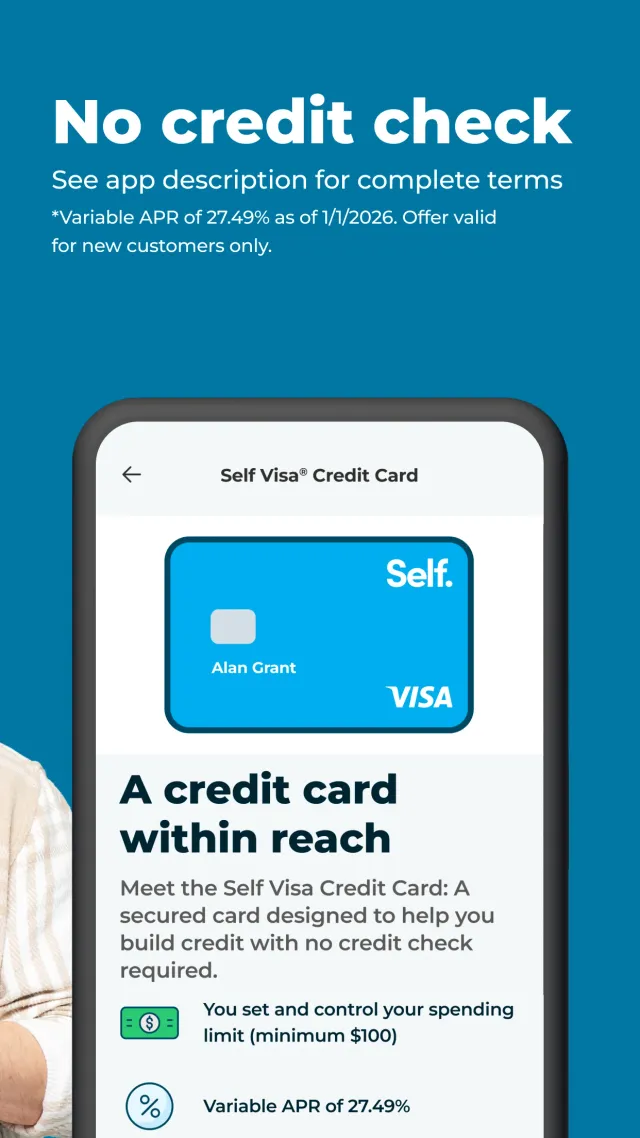 Self - Credit Builder & Cards - Screen 5
