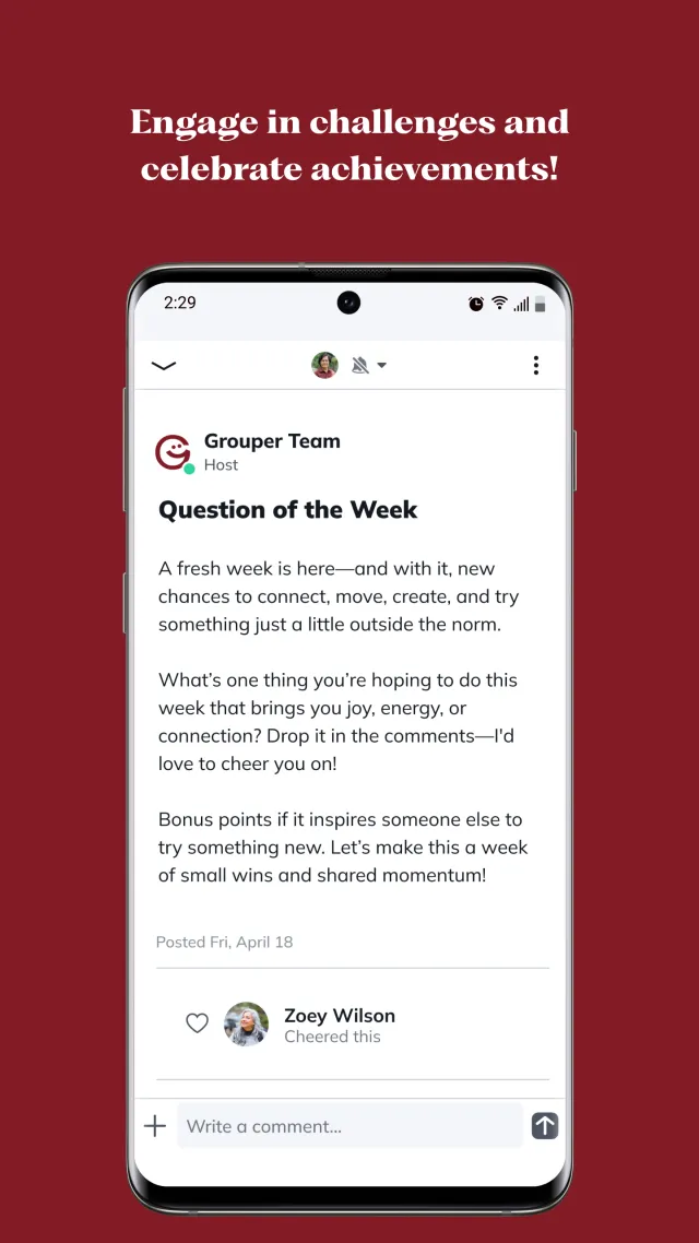Grouper Community - Screen 5